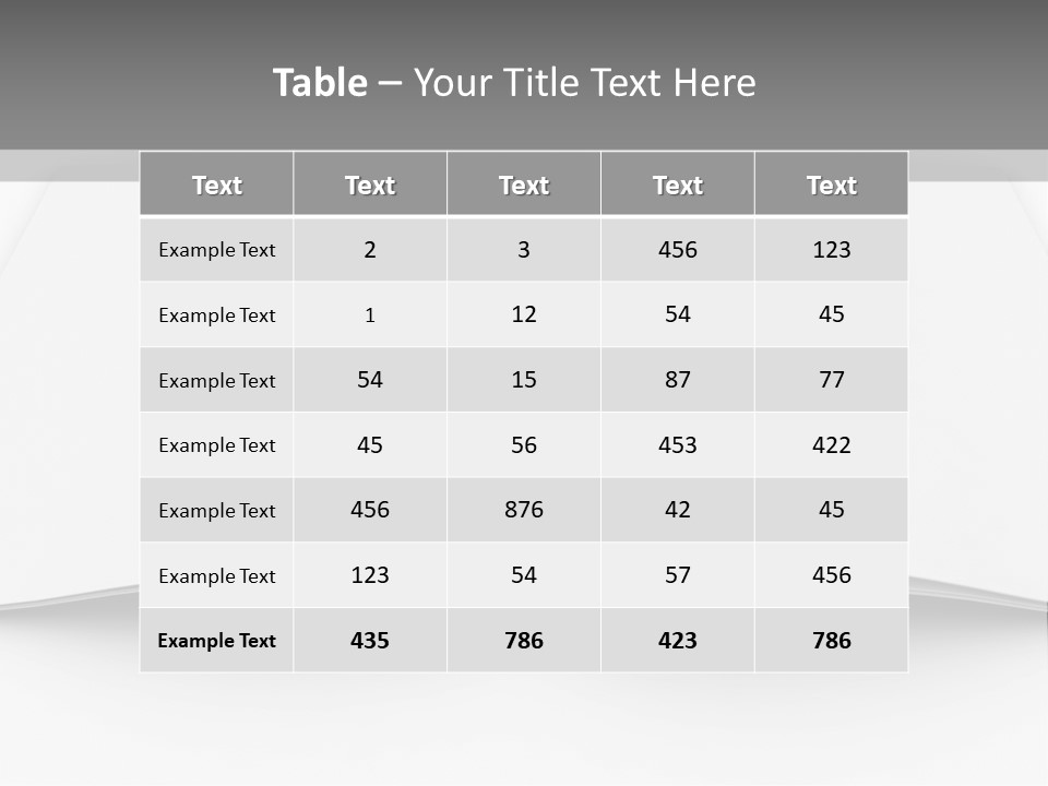 Leaflet Object Brochure PowerPoint Template