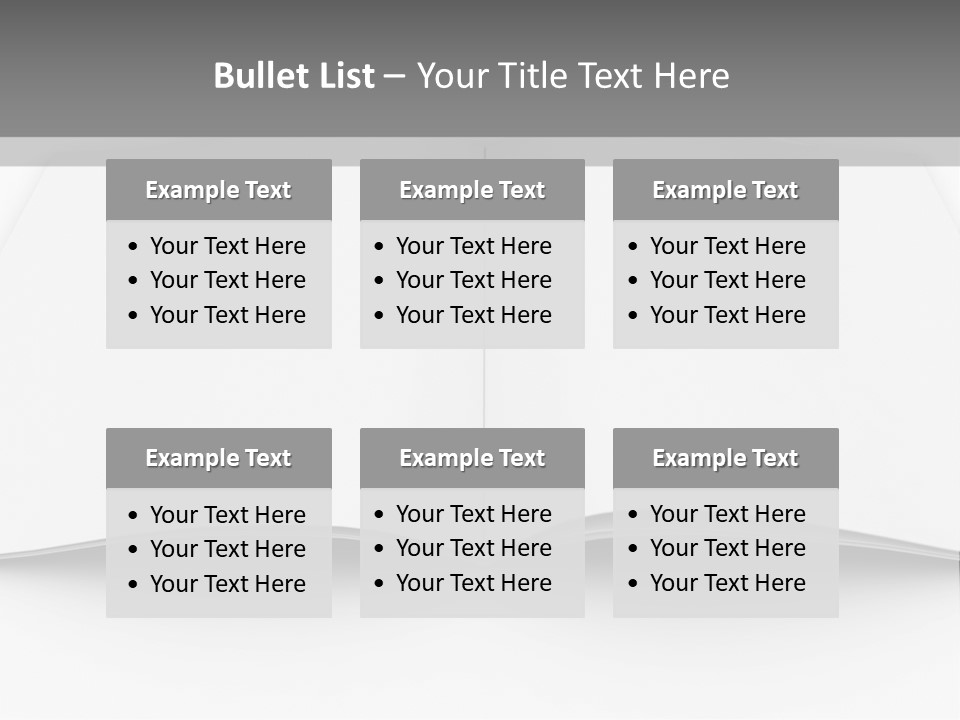Leaflet Object Brochure PowerPoint Template