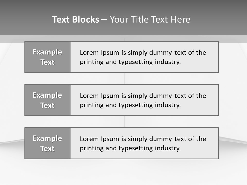 Leaflet Object Brochure PowerPoint Template