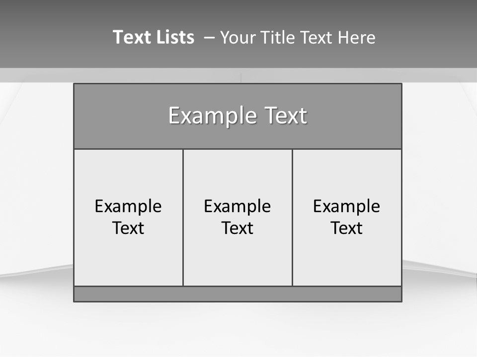 Leaflet Object Brochure PowerPoint Template
