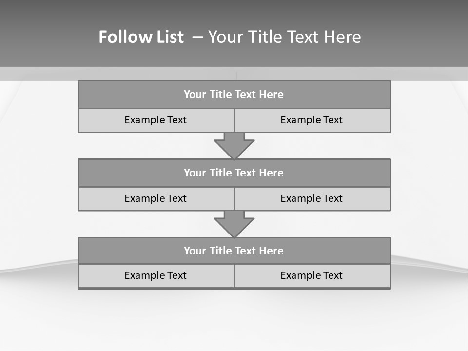 Leaflet Object Brochure PowerPoint Template