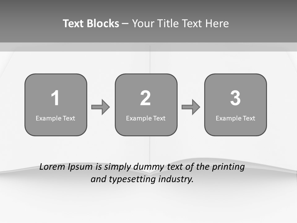 Leaflet Object Brochure PowerPoint Template