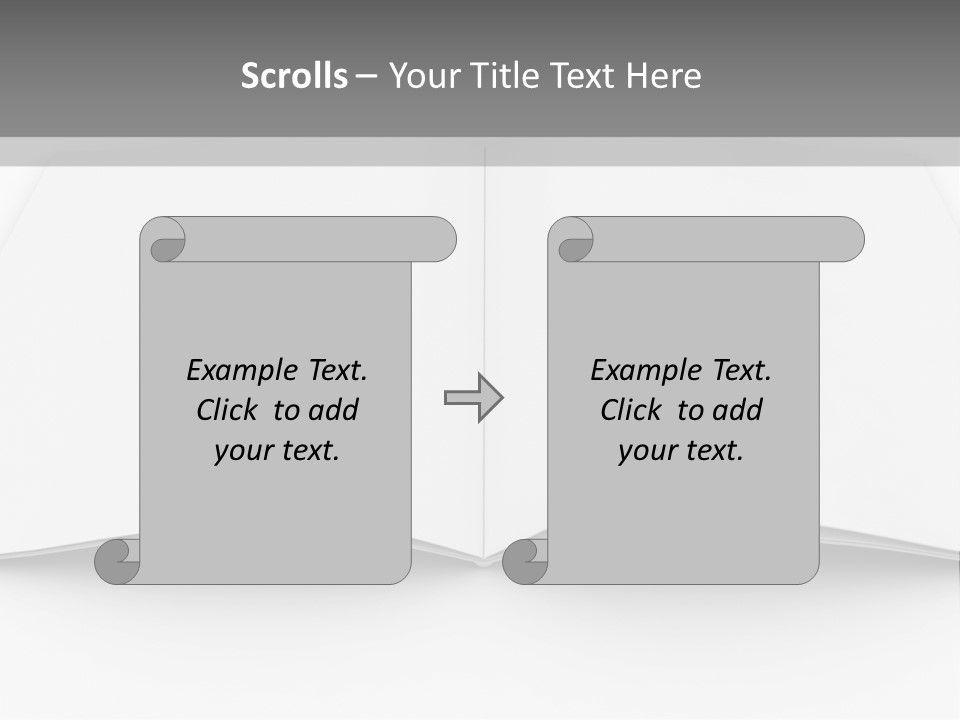 Leaflet Object Brochure PowerPoint Template