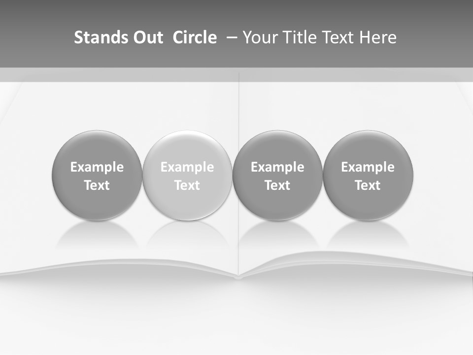 Leaflet Object Brochure PowerPoint Template