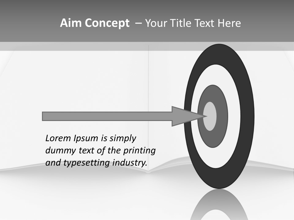 Leaflet Object Brochure PowerPoint Template