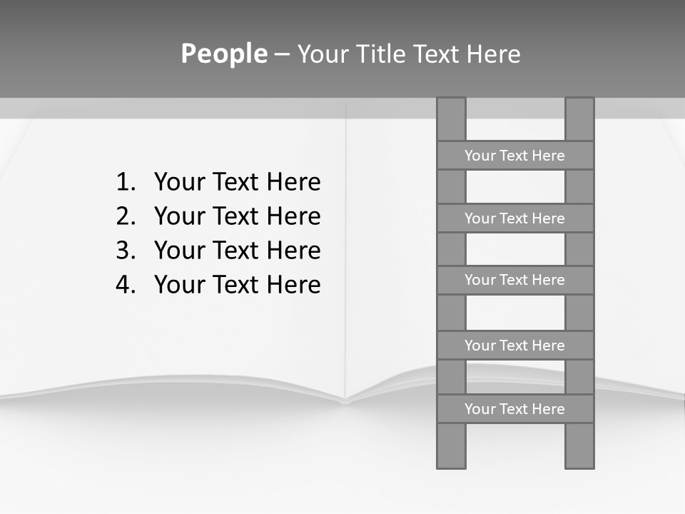 Leaflet Object Brochure PowerPoint Template