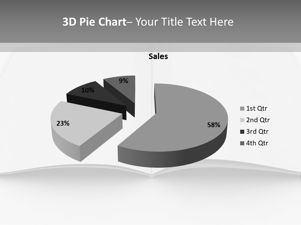 Leaflet Object Brochure PowerPoint Template