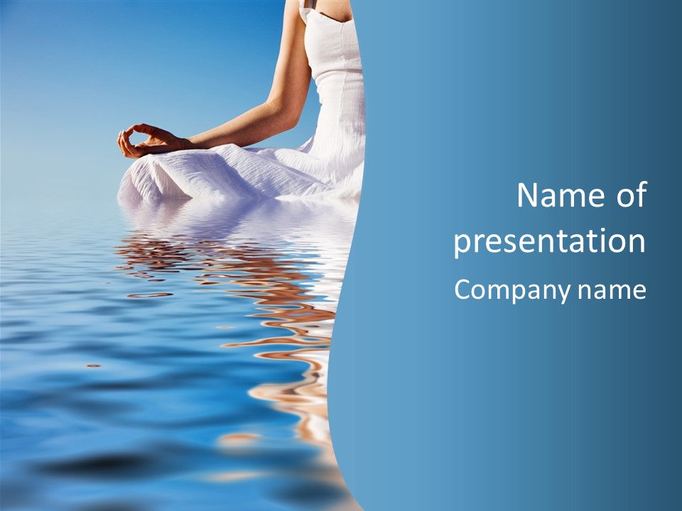 Wellbeing Practice Sun PowerPoint Template