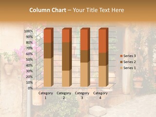 Window Wood Facade PowerPoint Template