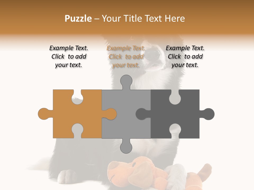 Animal Border Doggy PowerPoint Template