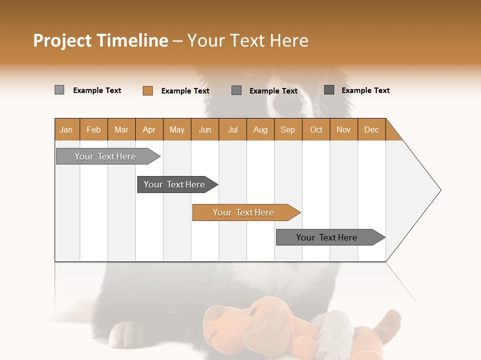 Animal Border Doggy PowerPoint Template