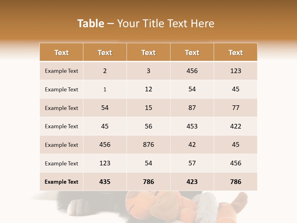 Animal Border Doggy PowerPoint Template