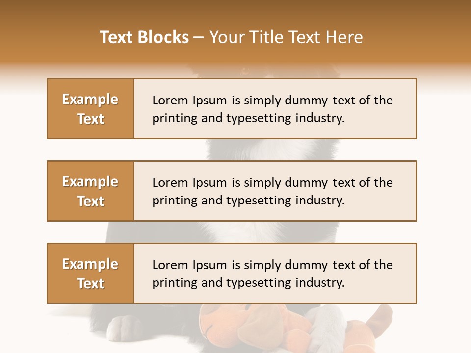 Animal Border Doggy PowerPoint Template