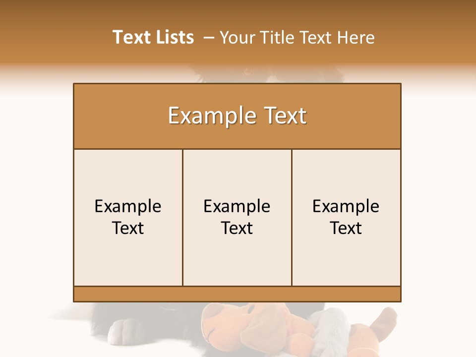 Animal Border Doggy PowerPoint Template