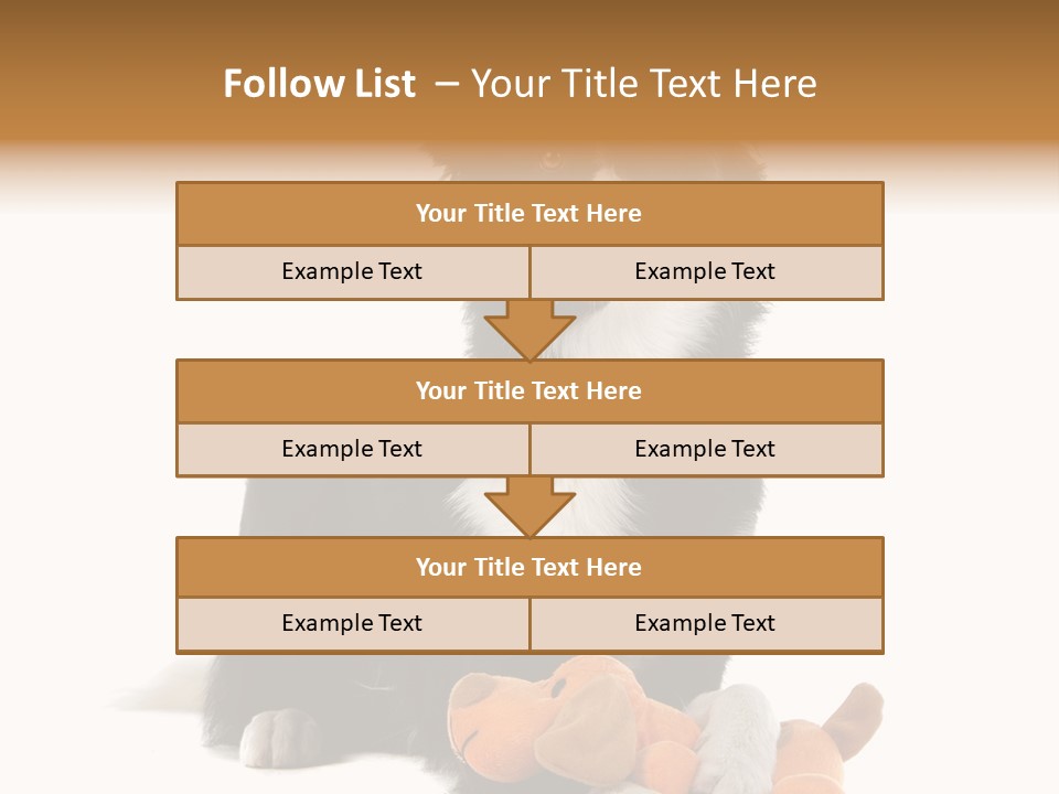 Animal Border Doggy PowerPoint Template
