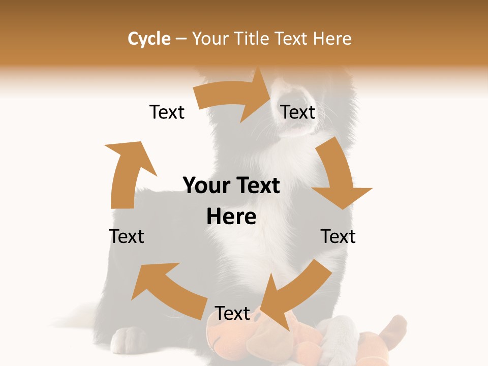 Animal Border Doggy PowerPoint Template