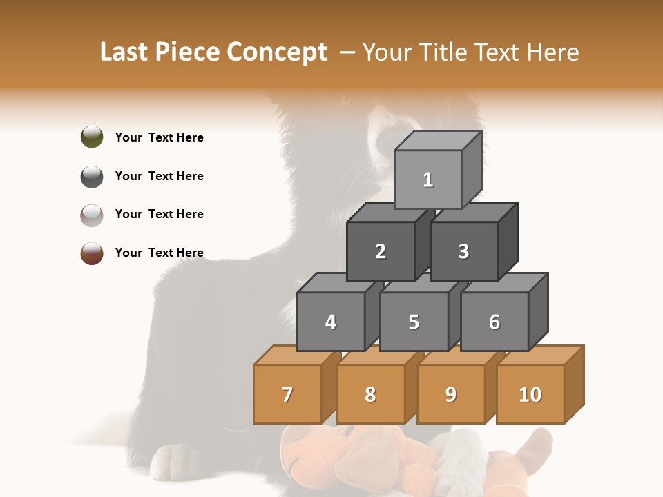 Animal Border Doggy PowerPoint Template