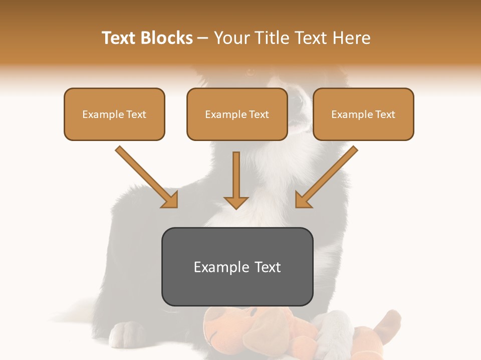 Animal Border Doggy PowerPoint Template