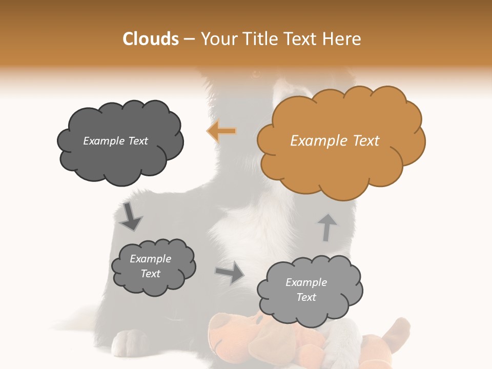 Animal Border Doggy PowerPoint Template