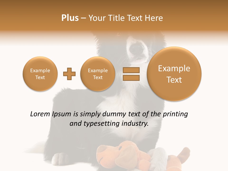 Animal Border Doggy PowerPoint Template