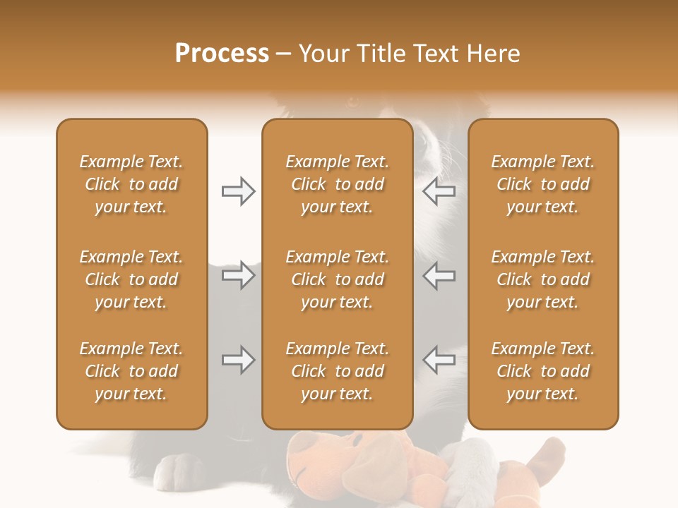 Animal Border Doggy PowerPoint Template
