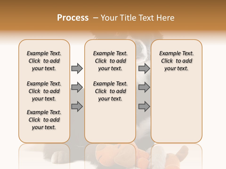 Animal Border Doggy PowerPoint Template