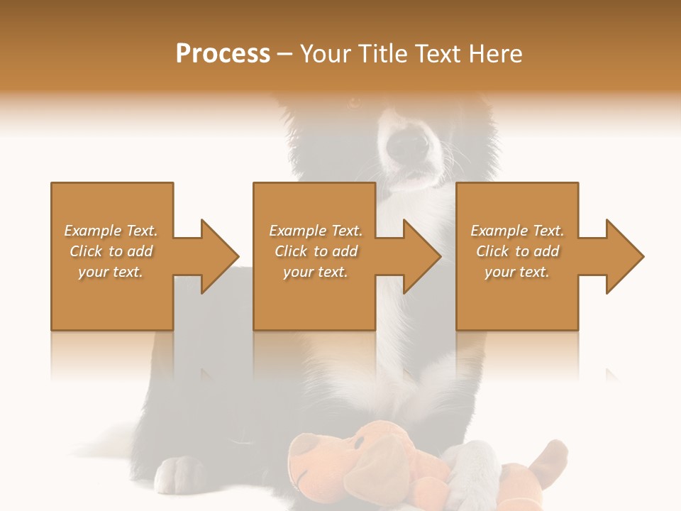 Animal Border Doggy PowerPoint Template