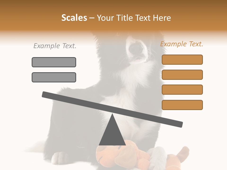 Animal Border Doggy PowerPoint Template