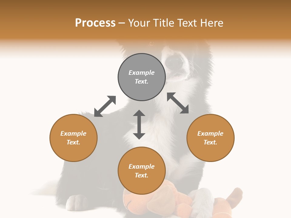Animal Border Doggy PowerPoint Template
