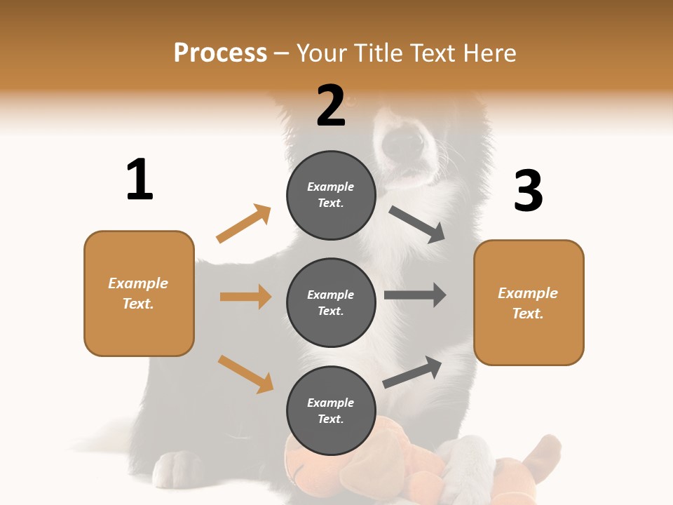 Animal Border Doggy PowerPoint Template