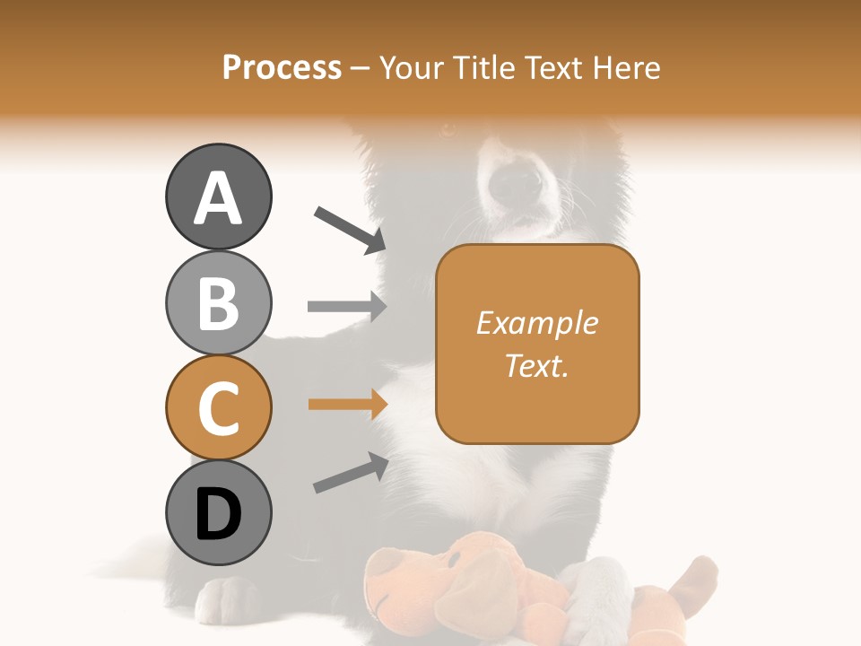 Animal Border Doggy PowerPoint Template