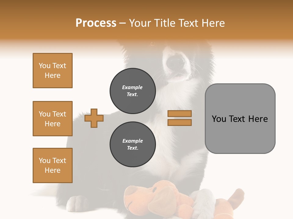 Animal Border Doggy PowerPoint Template