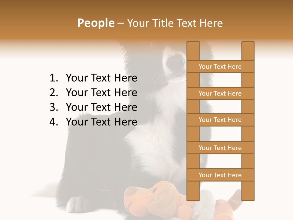 Animal Border Doggy PowerPoint Template