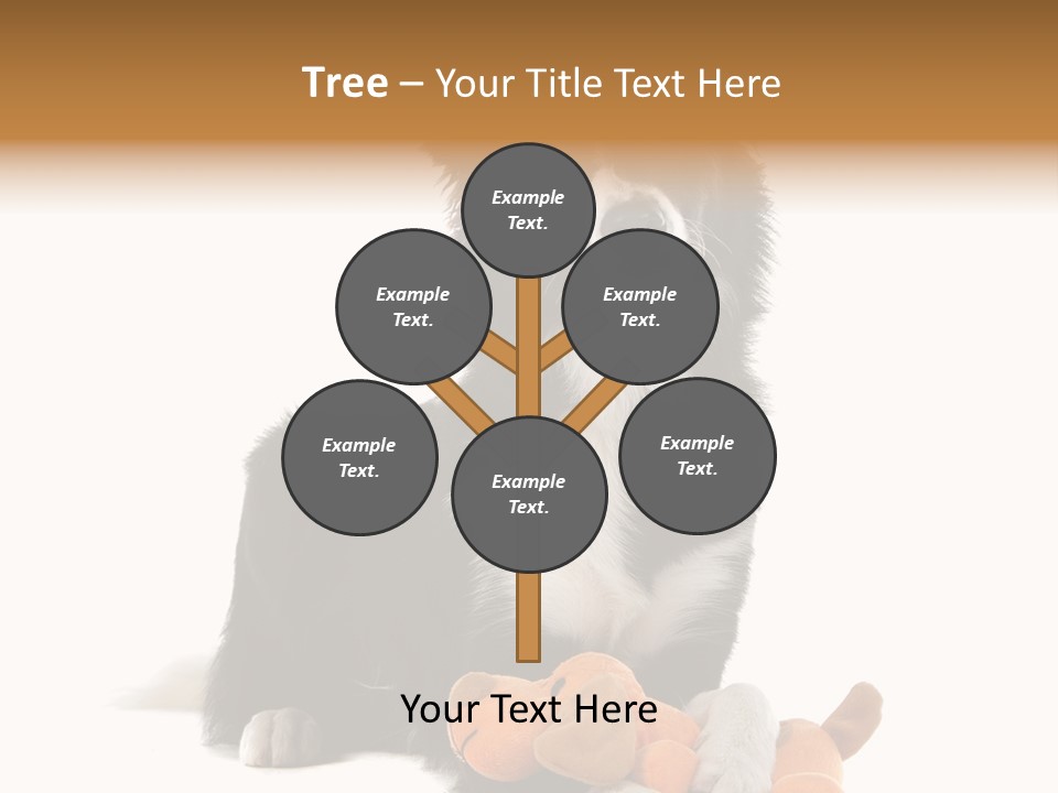 Animal Border Doggy PowerPoint Template