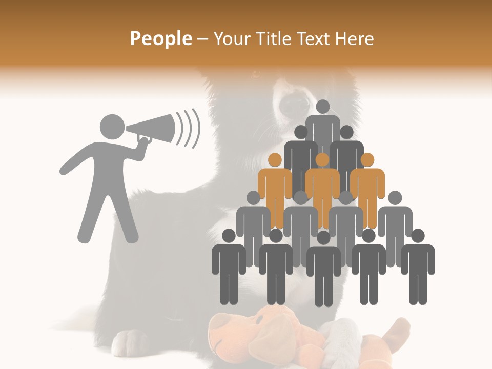 Animal Border Doggy PowerPoint Template