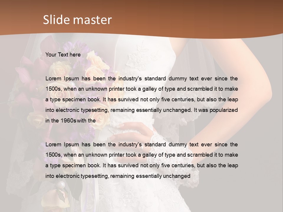 Face Single Human PowerPoint Template