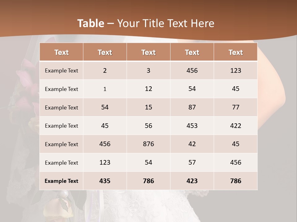 Face Single Human PowerPoint Template