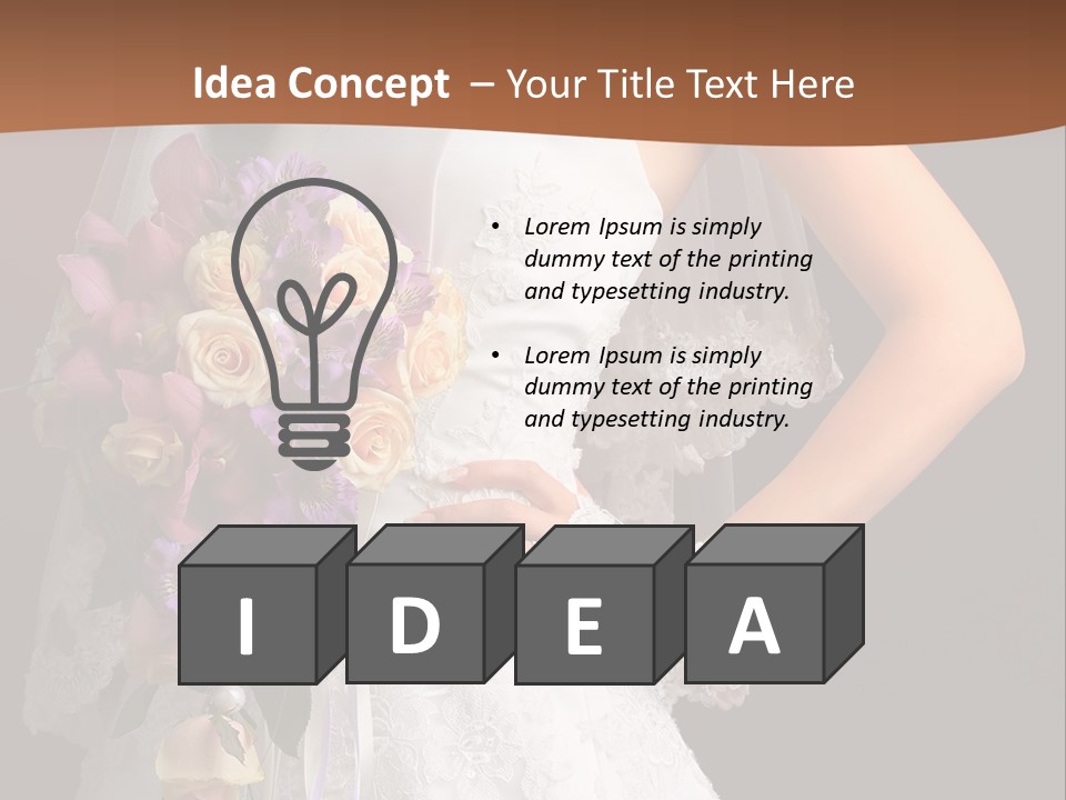 Face Single Human PowerPoint Template