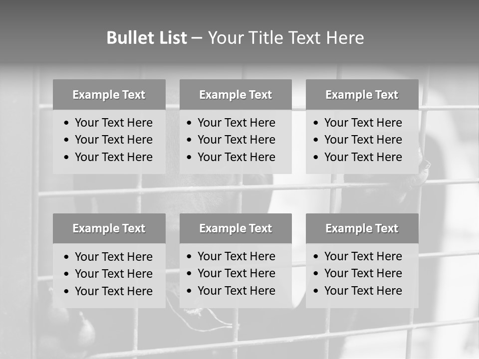 Wires Dog Pet PowerPoint Template