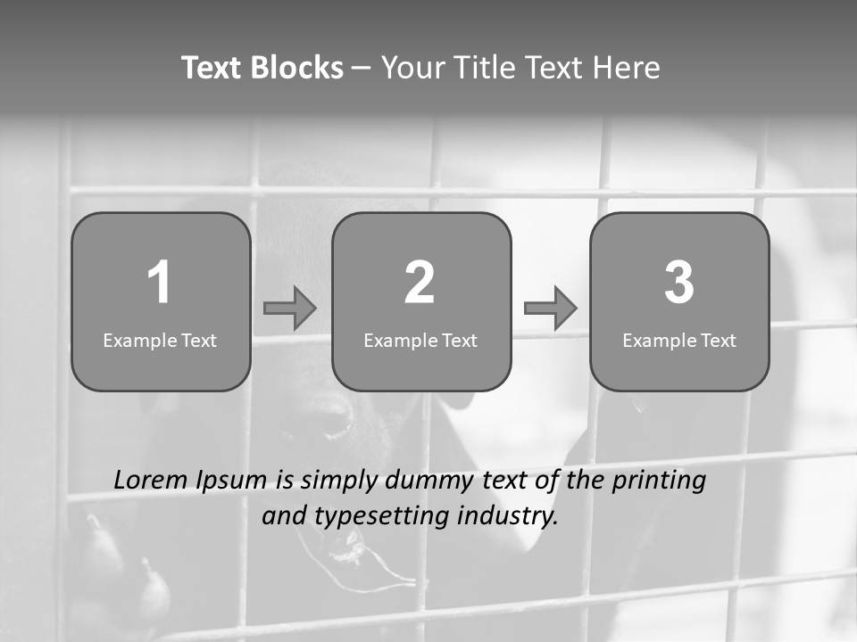 Wires Dog Pet PowerPoint Template