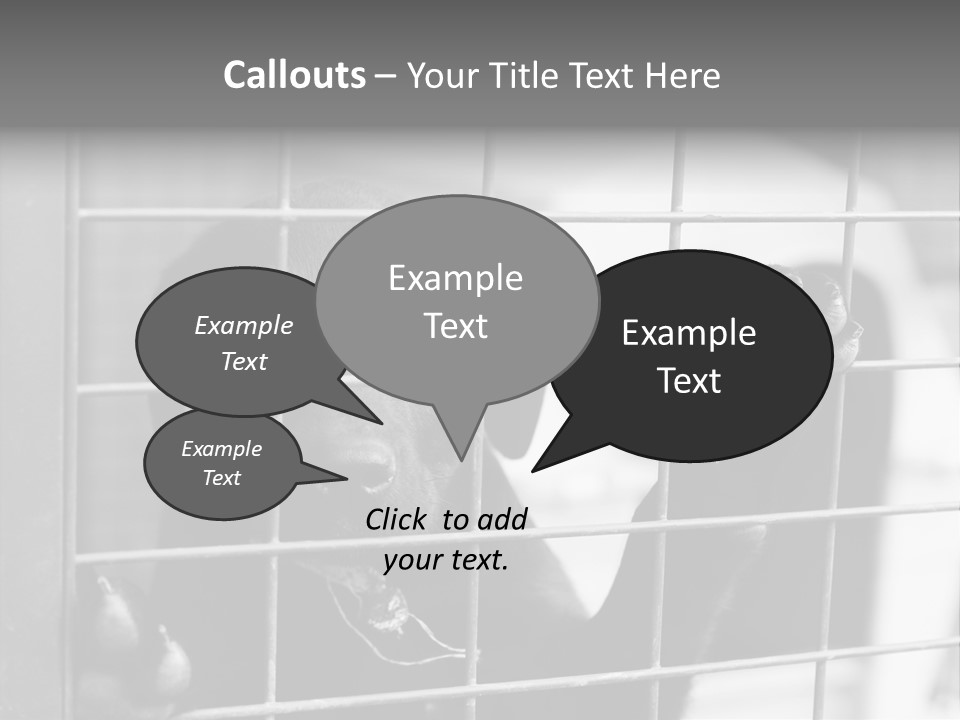 Wires Dog Pet PowerPoint Template