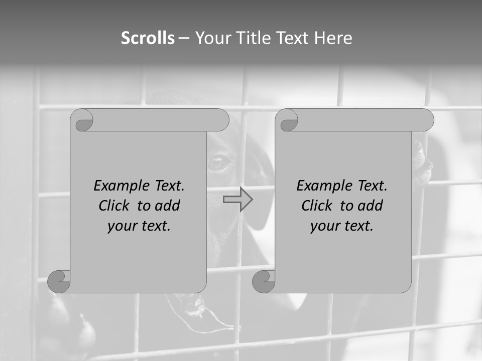 Wires Dog Pet PowerPoint Template