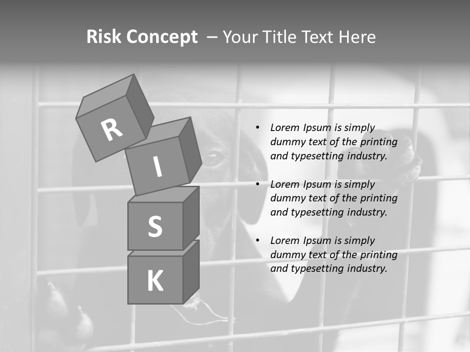 Wires Dog Pet PowerPoint Template