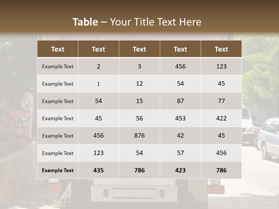 Delivering Distributing Cargo PowerPoint Template
