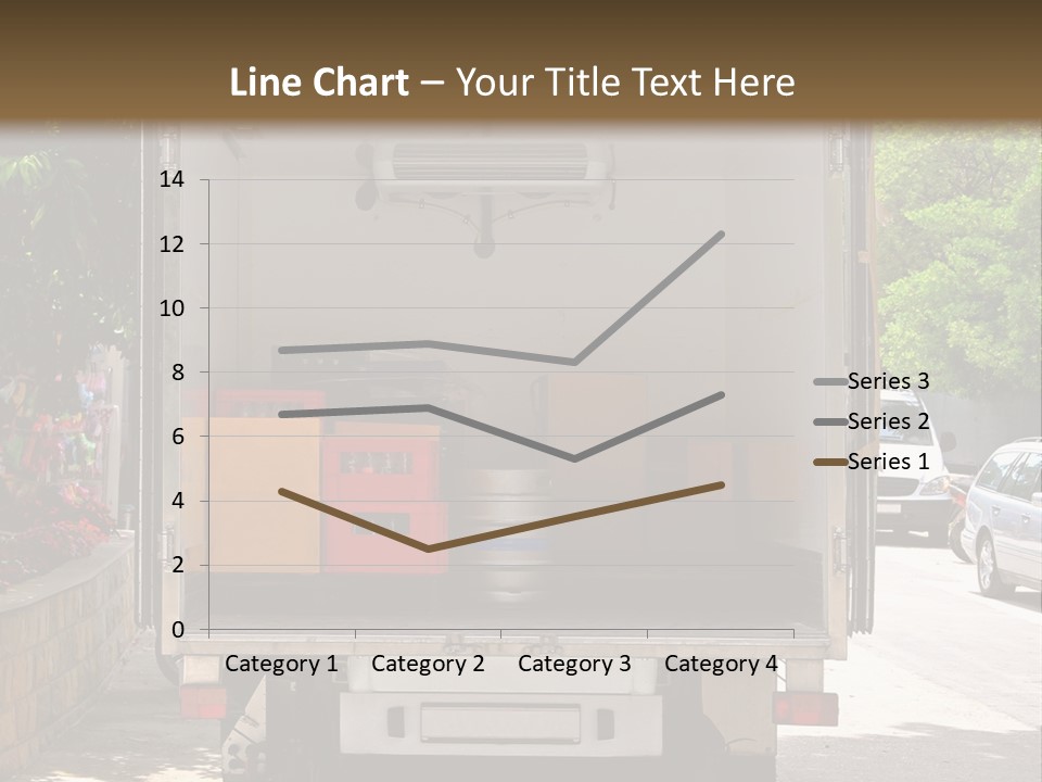 Delivering Distributing Cargo PowerPoint Template