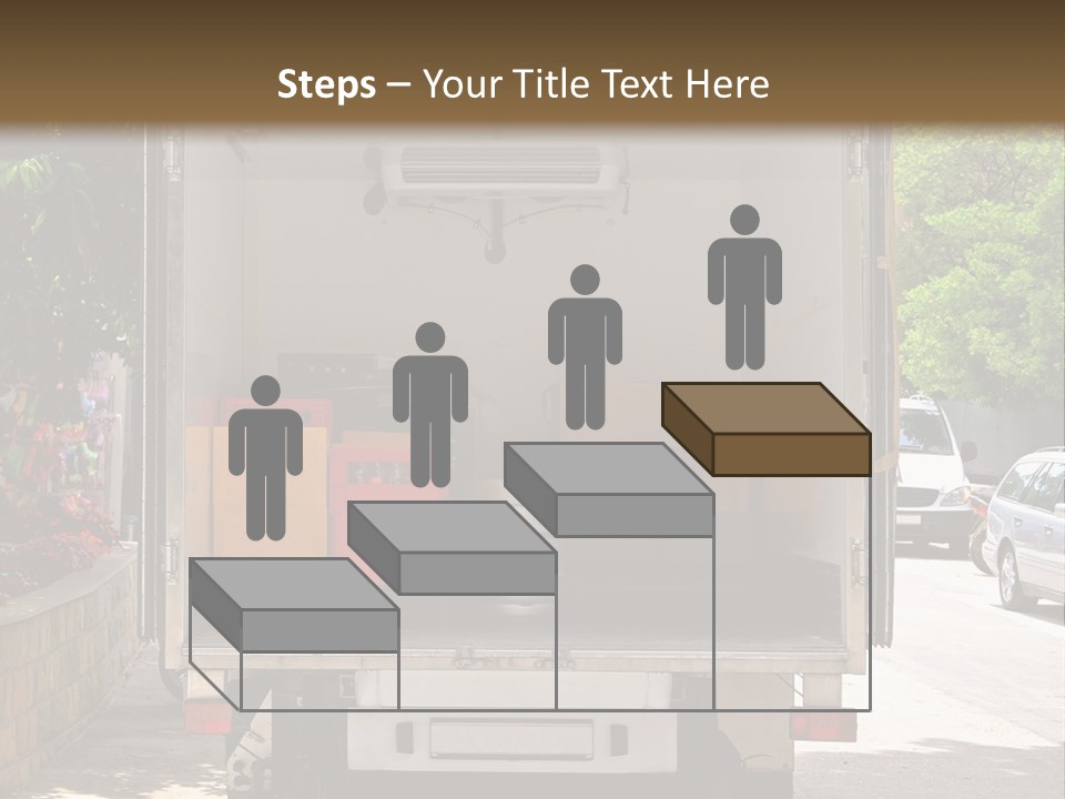 Delivering Distributing Cargo PowerPoint Template