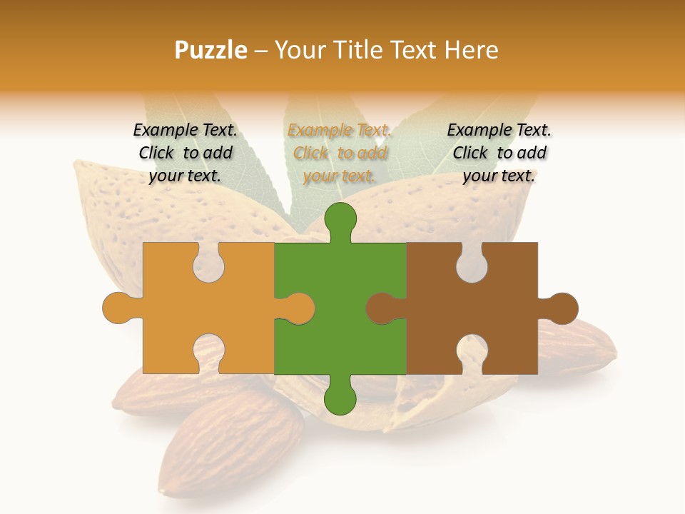 Group Closeup Almond PowerPoint Template