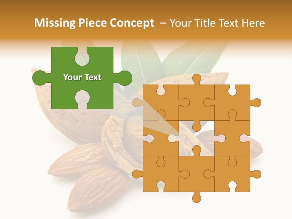 Group Closeup Almond PowerPoint Template