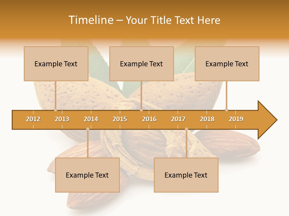 Group Closeup Almond PowerPoint Template