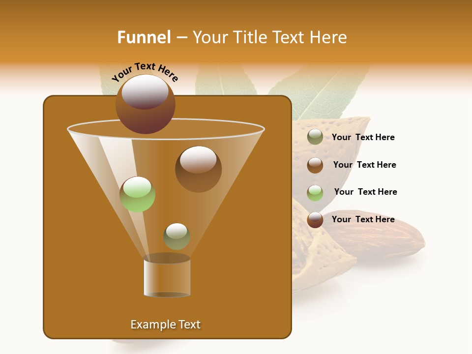 Group Closeup Almond PowerPoint Template